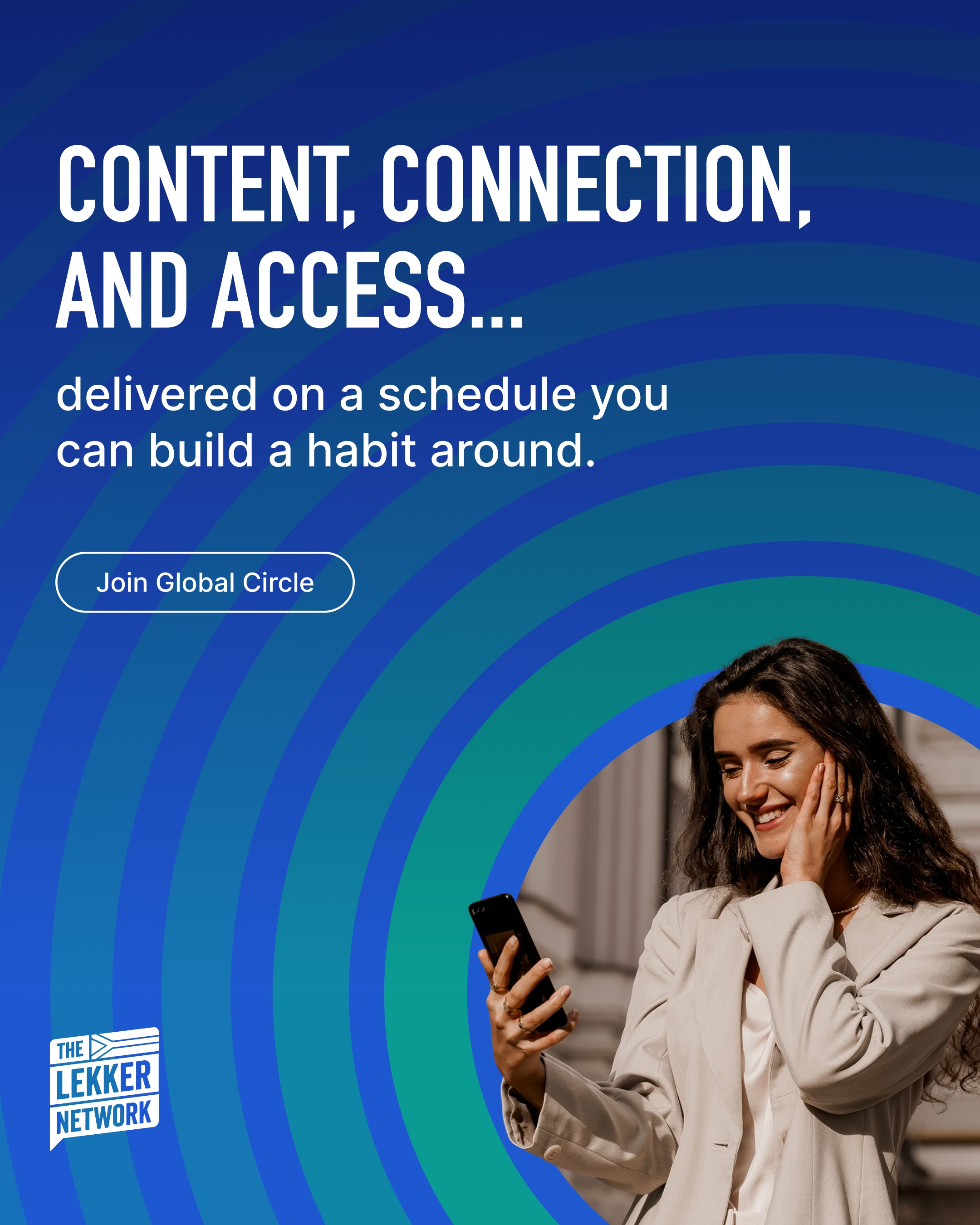 The Global Circle is for the professional. The young graduate. The freelancer. The remote worker. The founder is just starting out. The South African who has just relocated overseas.
And anyone who simply wants to learn from other South Africans doing extraordinary things.
The Global Circle is where your Lekker Network journey begins, but it does not have to be where it ends. When you are ready to build your business through active networking, hands-on sessions, and warm introductions that lead to real deals, our Premium Membership is there.
#GlobalCircle #CareerGrowth #SouthAfricansAbroad #TheLekkerNetwork