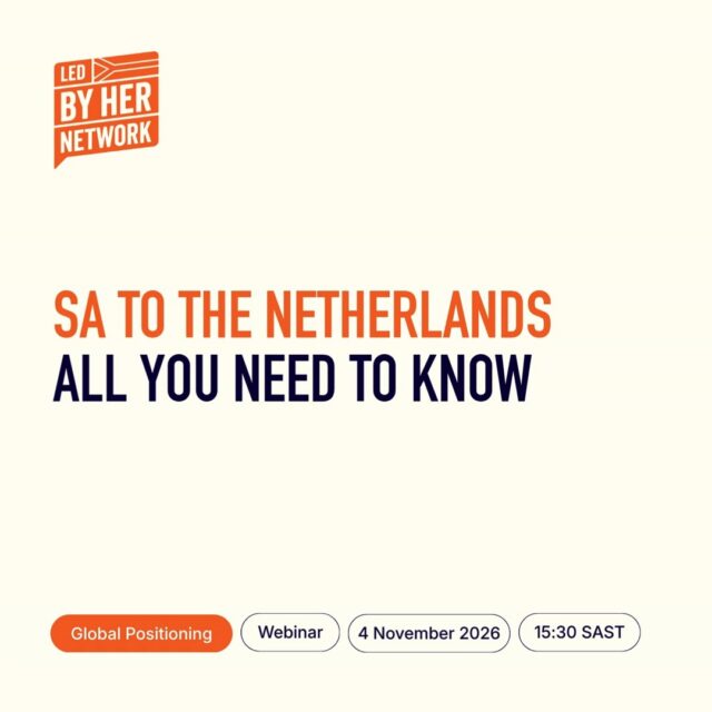 Thinking about the Netherlands? Already there and figuring it out?
Led by Her presents: SA to The Netherlands - all you need to know.
A live, honest conversation covering visas and work permits, careers and opportunities, cost of living, culture shock, community, family, safety, and a rapid-fire round for the questions everyone is too embarrassed to Google.
Hosted by Sharell Kassim.
#TheLekkerNetwork #LedByHer #SouthAfricansInTheNetherlands #SAFFA